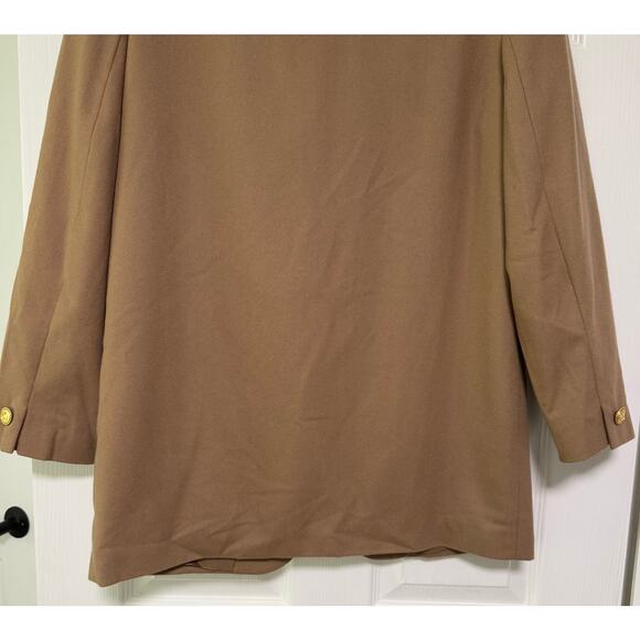 Character SuburbanWear Made in Poland Women's Tan Single Button Blazer Size 10 - Picture 16 of 16